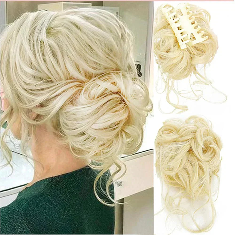 CurlyBun: Clip para Recogido de Cabello Rizado al Instante