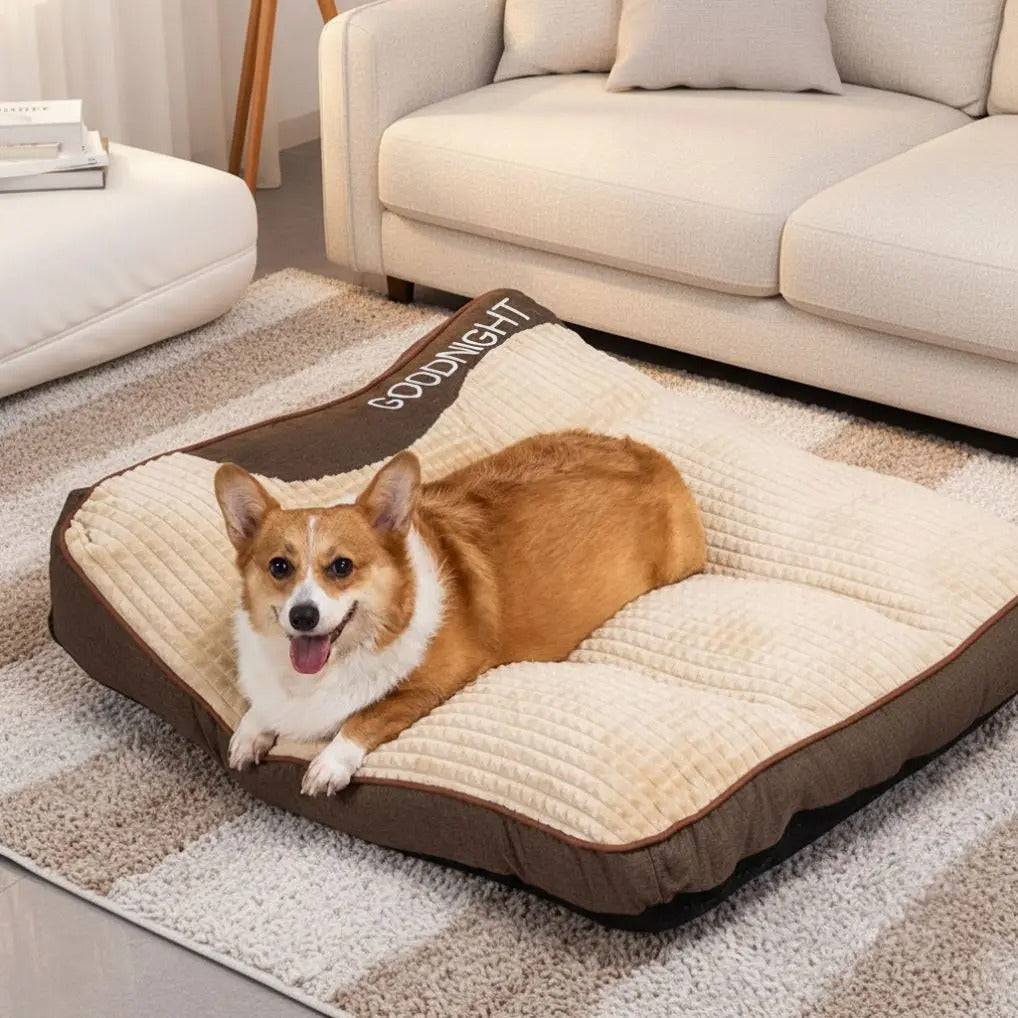Cama Ortopédica XXL para Perros con Funda Removible para Perros Grandes