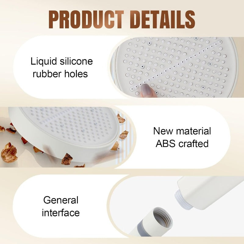 Cabezal de Ducha de Mano de Alta Presión HydroEase Air-Boost de 5.9"