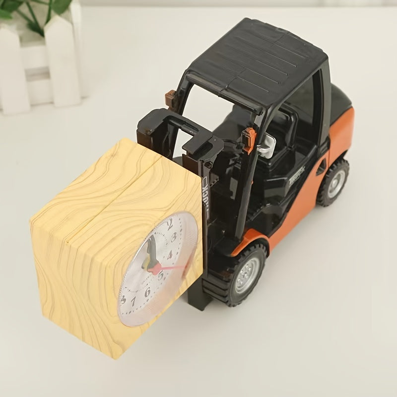 Reloj Despertador Retro Montacargas – Diseño Único y Creativo para Estudiantes y Decoración de Habitaciones