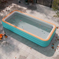 Amplia Piscina Inflable Familiar para Jardín y Refrescante en Verano