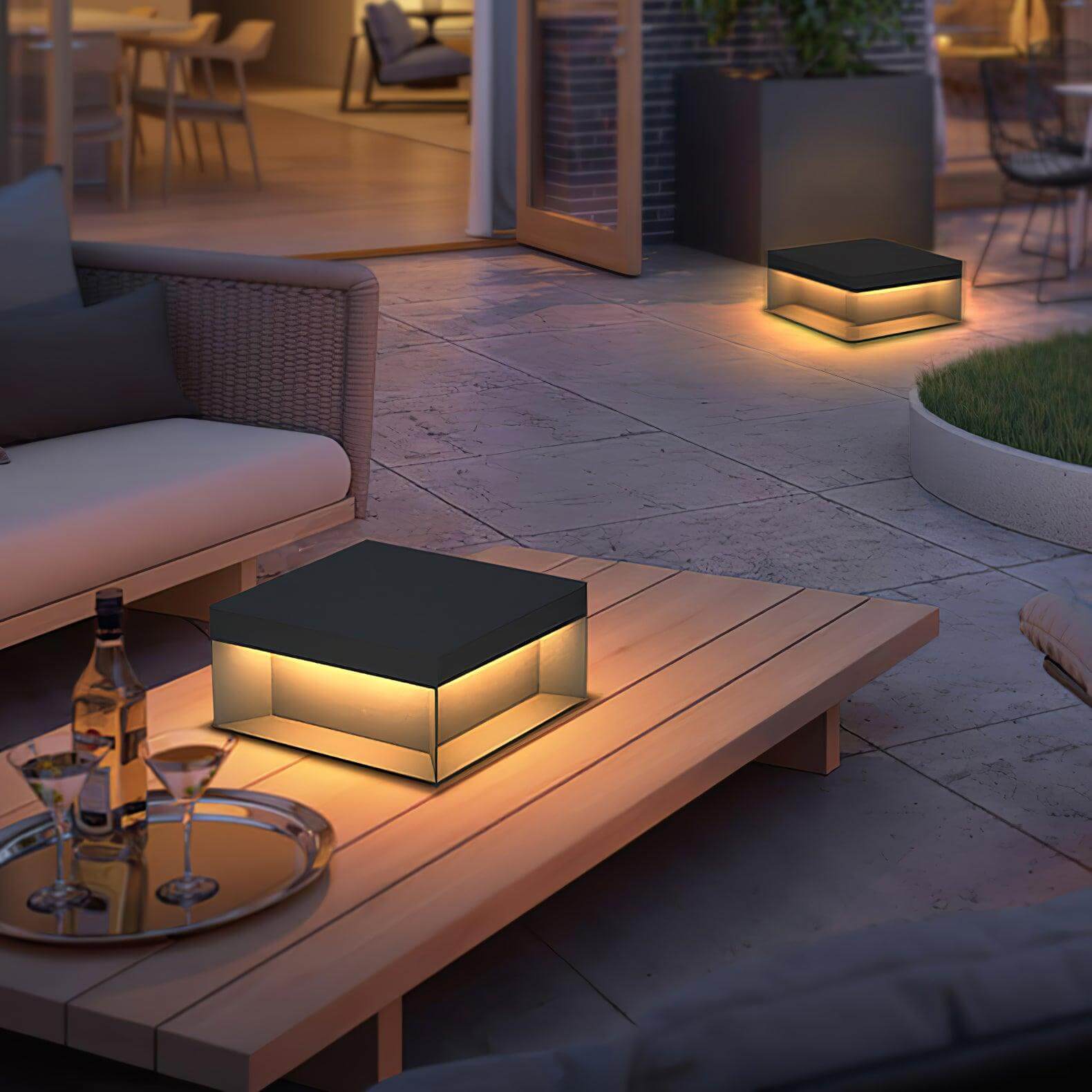 Luz Solar de Poste Exterior - Impermeable IP65