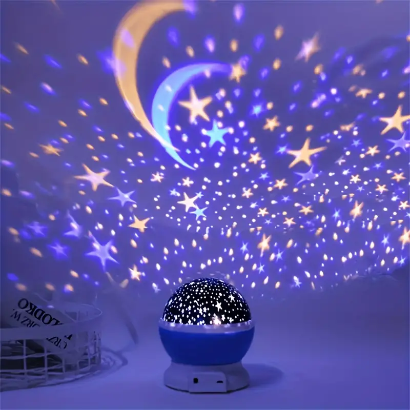Luz nocturna de cielo estrellado para niños – Proyector LED mágico con cambio de color