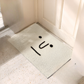 Alfombra de Entrada de PVC Antideslizante con Cara de Smiley