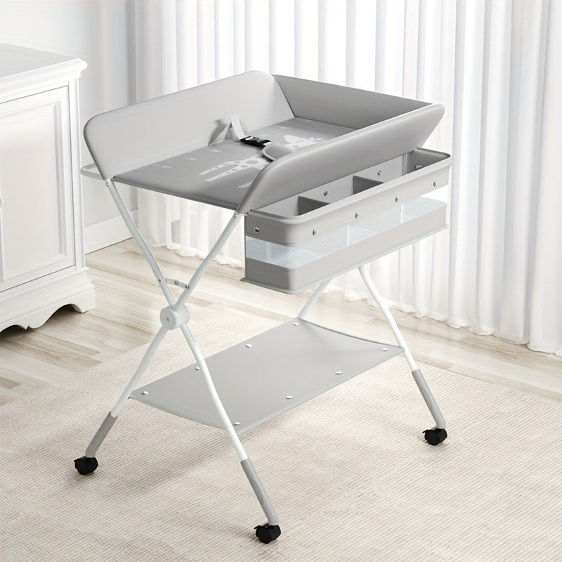 Mesa de Cambio Ajustable y Portátil para Bebés – Perfecta para Organización y Comodidad