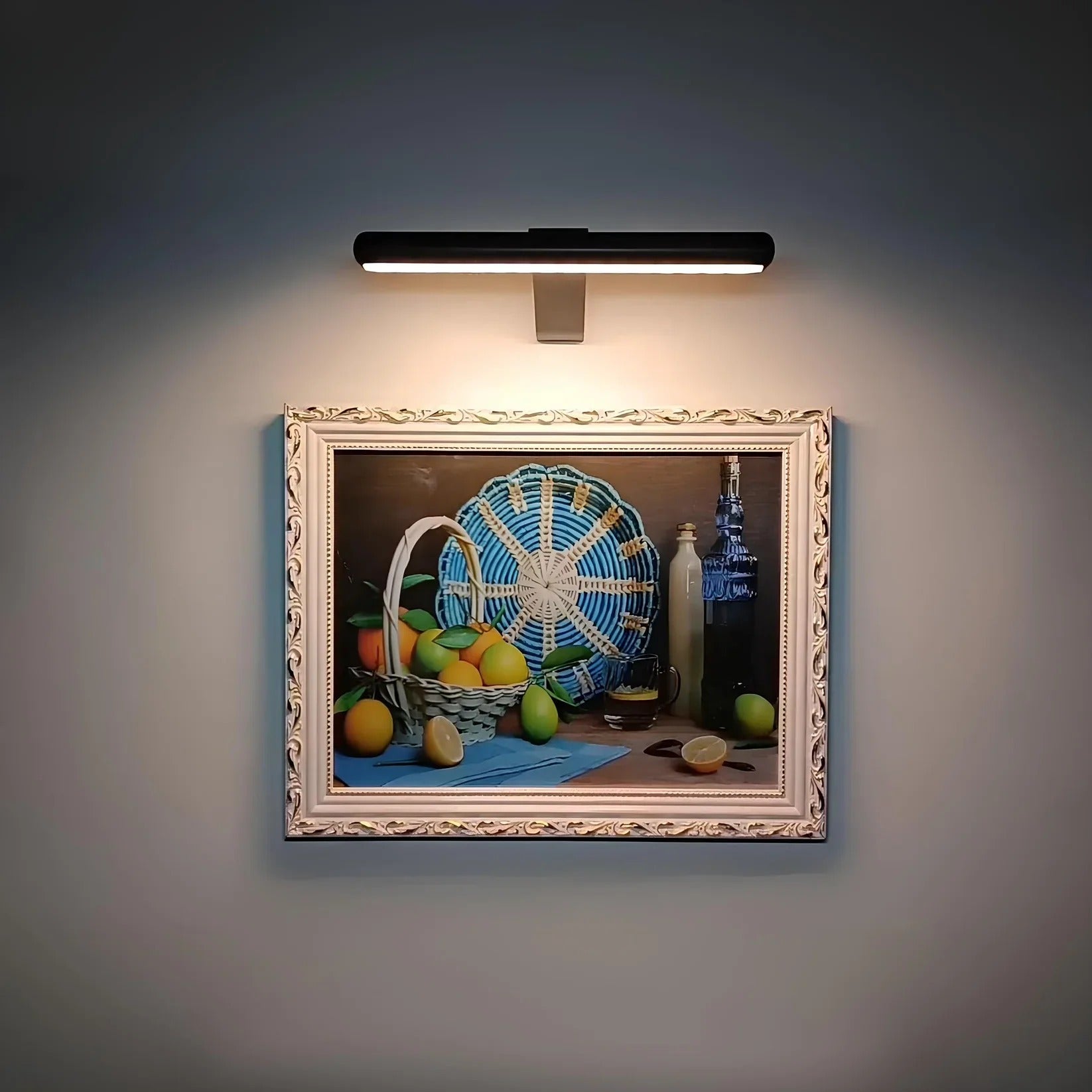 ArtGlow Iluminación LED Inalámbrica para Pinturas – Lámpara de Pared Recargable con Control Remoto, Luz Regulable
