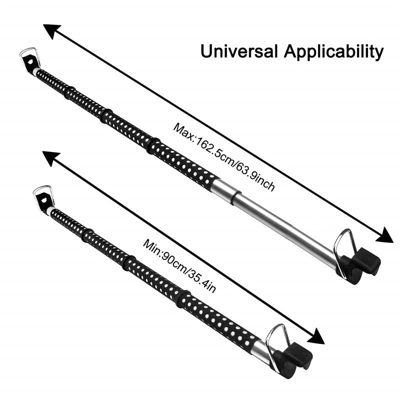 Perchero de Ropa Ajustable para Automóvil, 35–39 Pulgadas, Capacidad de 30 lb