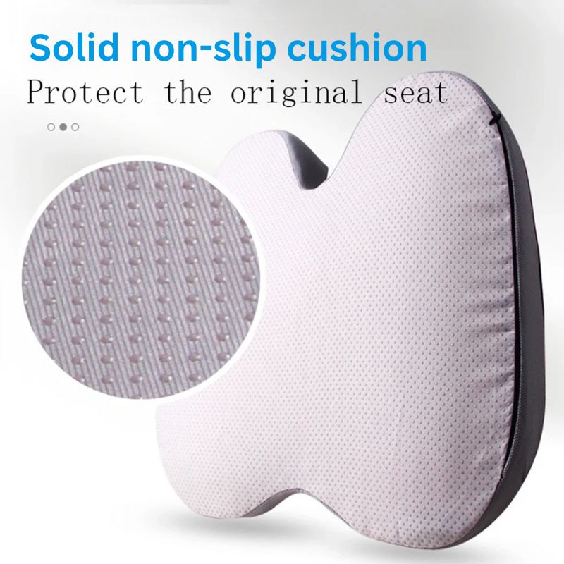 Cojín de Asiento de Coche de Espuma Viscoelástica Suave y Ergonómica