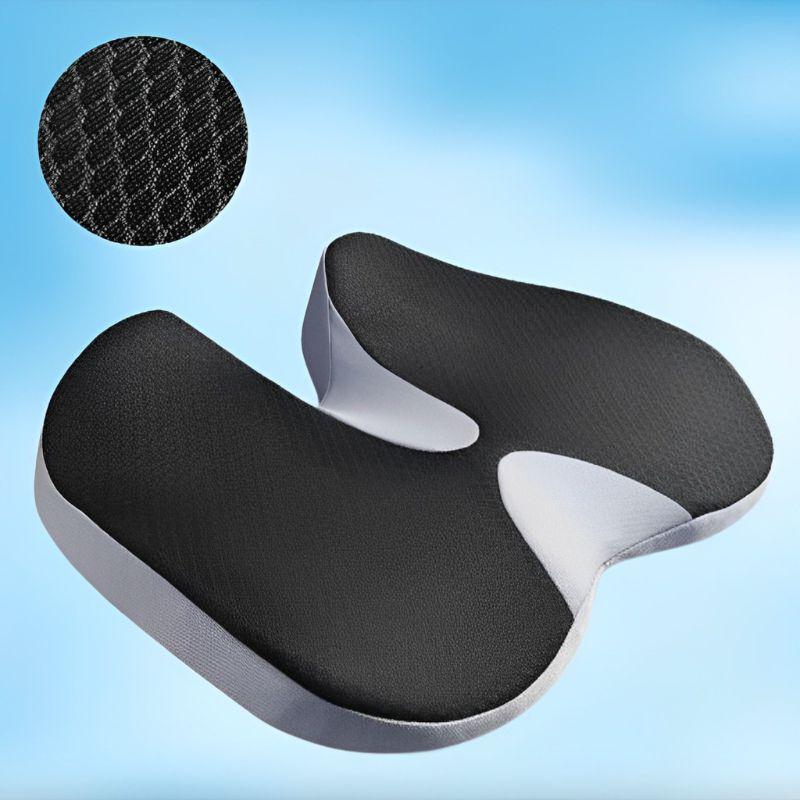 Cojín de Asiento de Coche de Espuma Viscoelástica Suave y Ergonómica