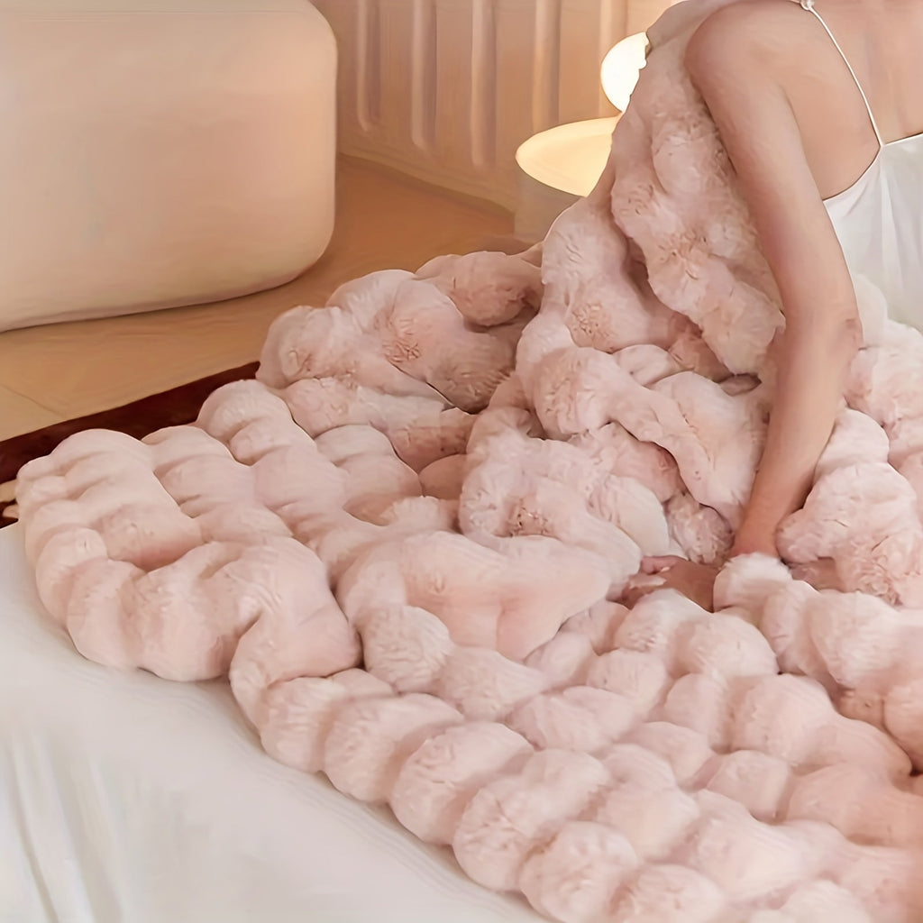 Manta de Forro Polar | Hipoalergénica y resistente a desgarros - Cálida y suave para sofá, cama u oficina
