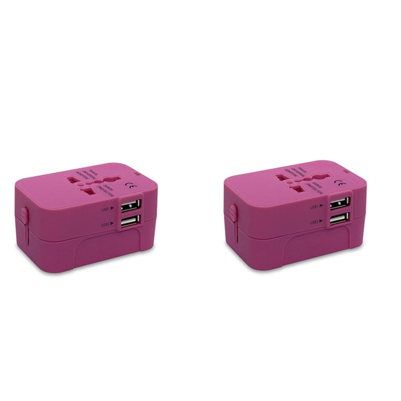 Adaptador de viaje universal con puertos USB duales | Brehn