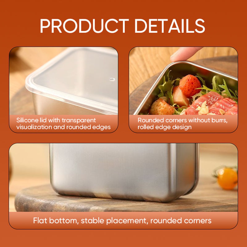 Contenedor de Almacenamiento de Alimentos de Acero Inoxidable