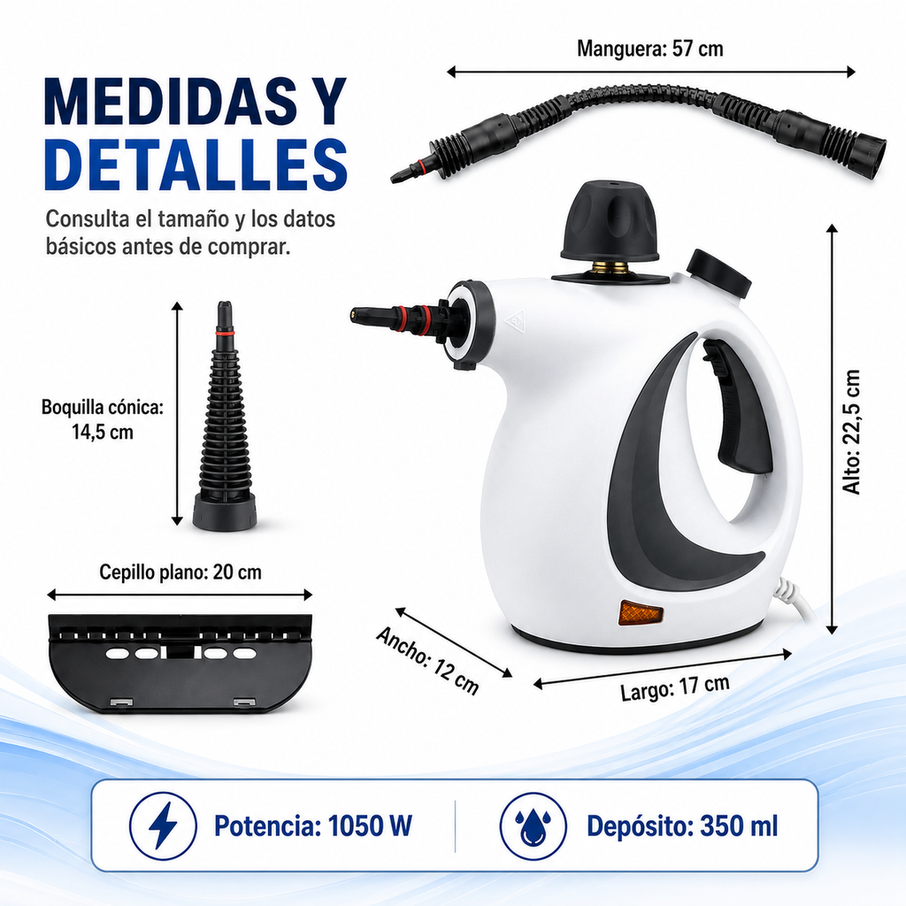 Limpiador a vapor de alta presión
