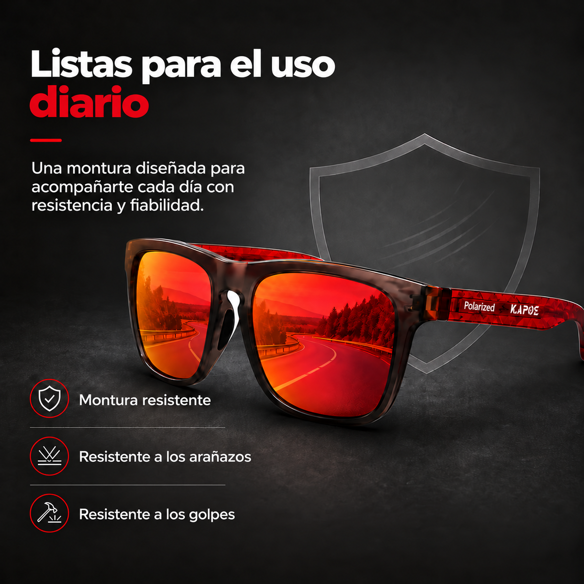 Gafas de sol polarizadas anti-luz azul UV400 MetroGuard