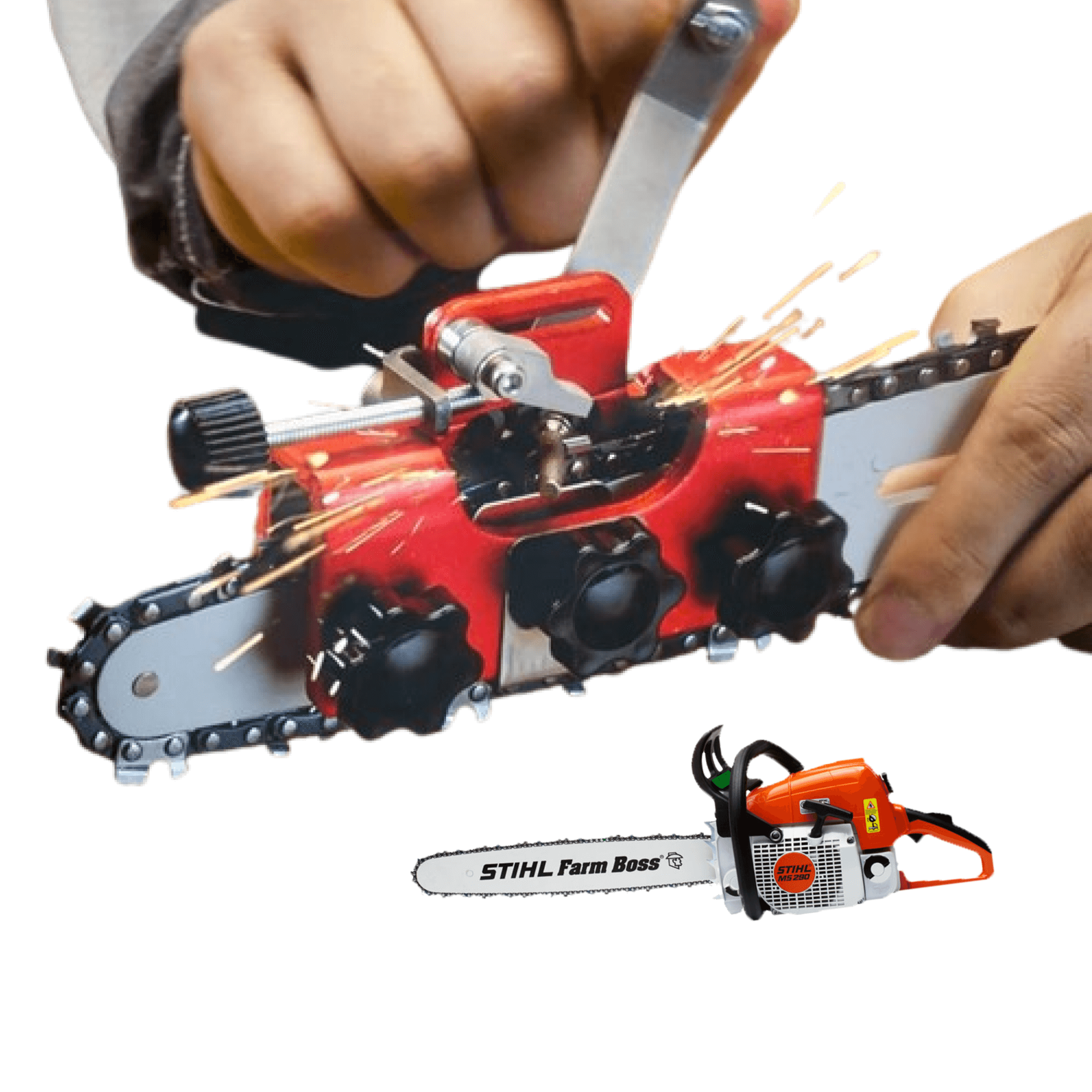 Herramienta de Afilado de Cadenas de Motosierra para un Mantenimiento Eficiente de la Hoja
