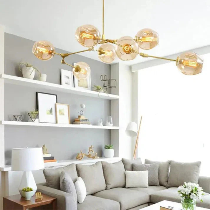 Amberlo | Lámpara colgante moderna con diseño de vidrio