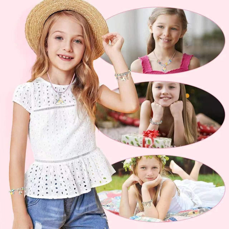 Kit de Pulseras y Collares Encantador para Niñas