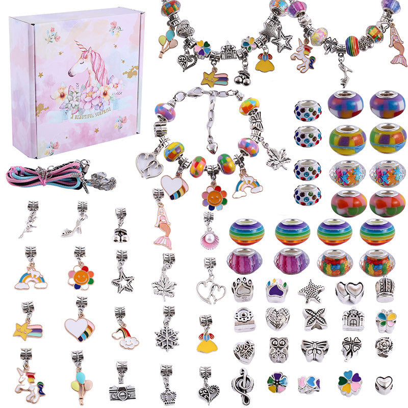 Kit de Pulseras y Collares Encantador para Niñas