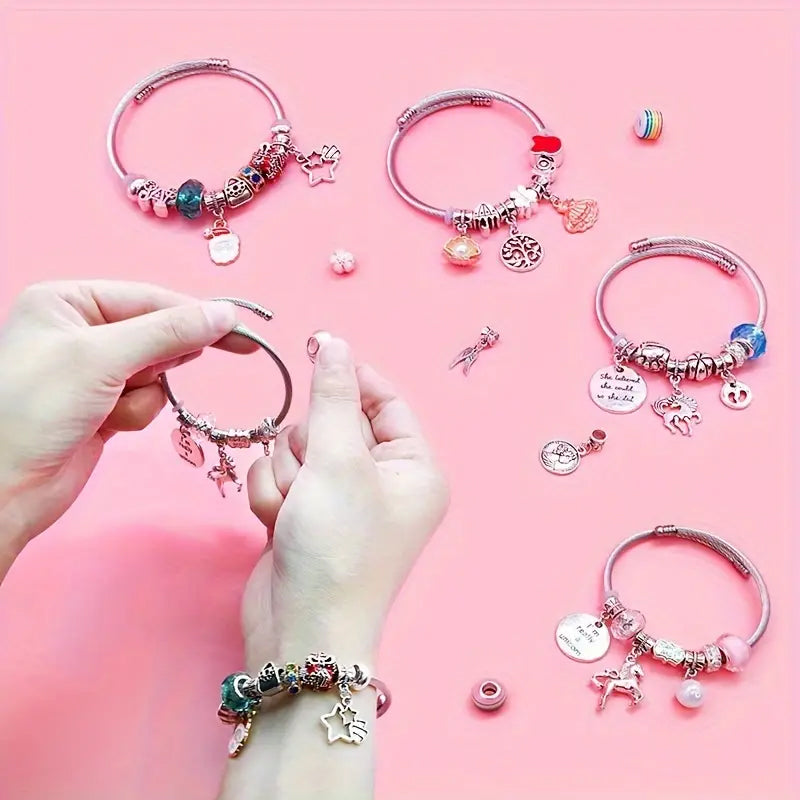 Kit de Pulseras y Collares Encantador para Niñas