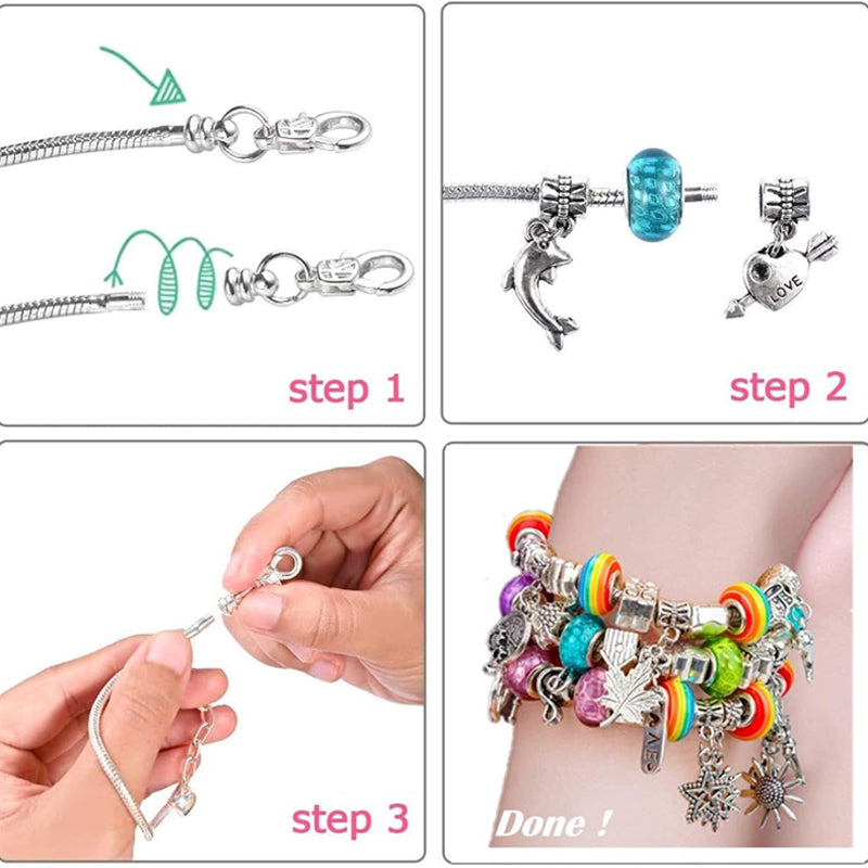 Kit de Pulseras y Collares Encantador para Niñas