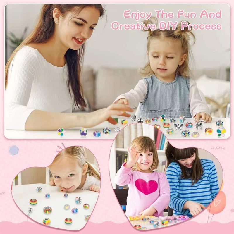 Kit de Pulseras y Collares Encantador para Niñas