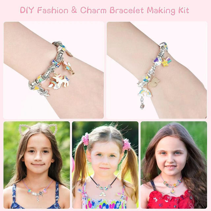 Kit de Pulseras y Collares Encantador para Niñas
