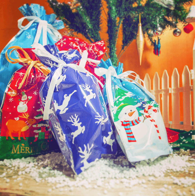 FestiveWrap - Bolsas de Regalo Festivas – ¡envuelve rápidamente sin tijeras ni cinta adhesiva | 50% DESCUENTO!