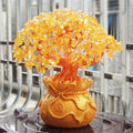 Árbol de Dinero de Citrino Adorno de Piedras Preciosas