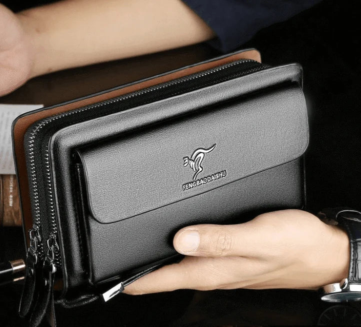 Bolso de mano para hombre - Lleva todas tus cosas fácilmente.