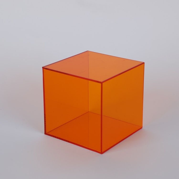 Caja de Almacenamiento Acrílica Colorida - Caja de Exhibición Transparente