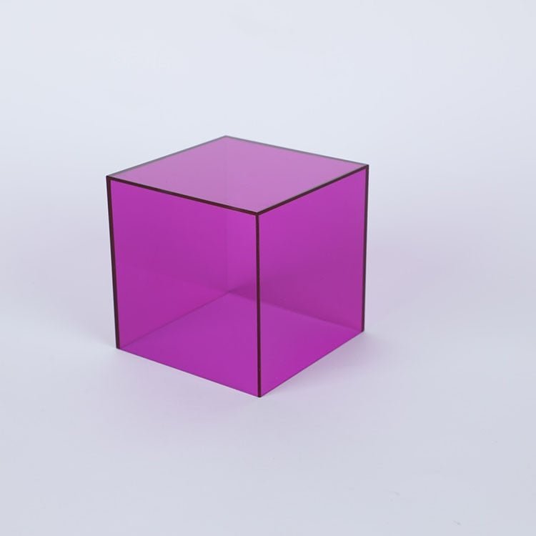 Caja de Almacenamiento Acrílica Colorida - Caja de Exhibición Transparente