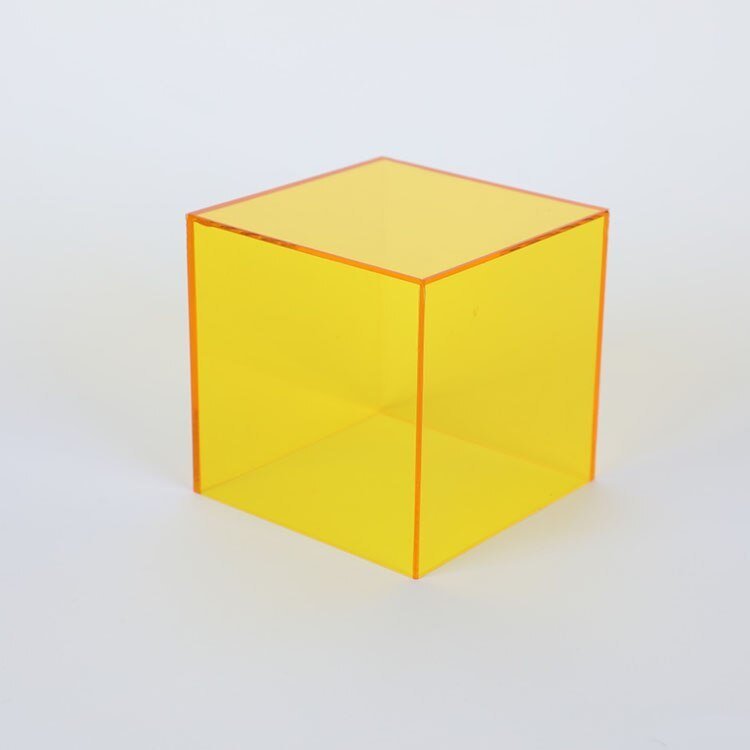 Caja de Almacenamiento Acrílica Colorida - Caja de Exhibición Transparente