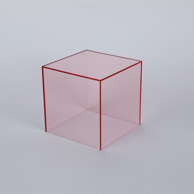 Caja de Almacenamiento Acrílica Colorida - Caja de Exhibición Transparente