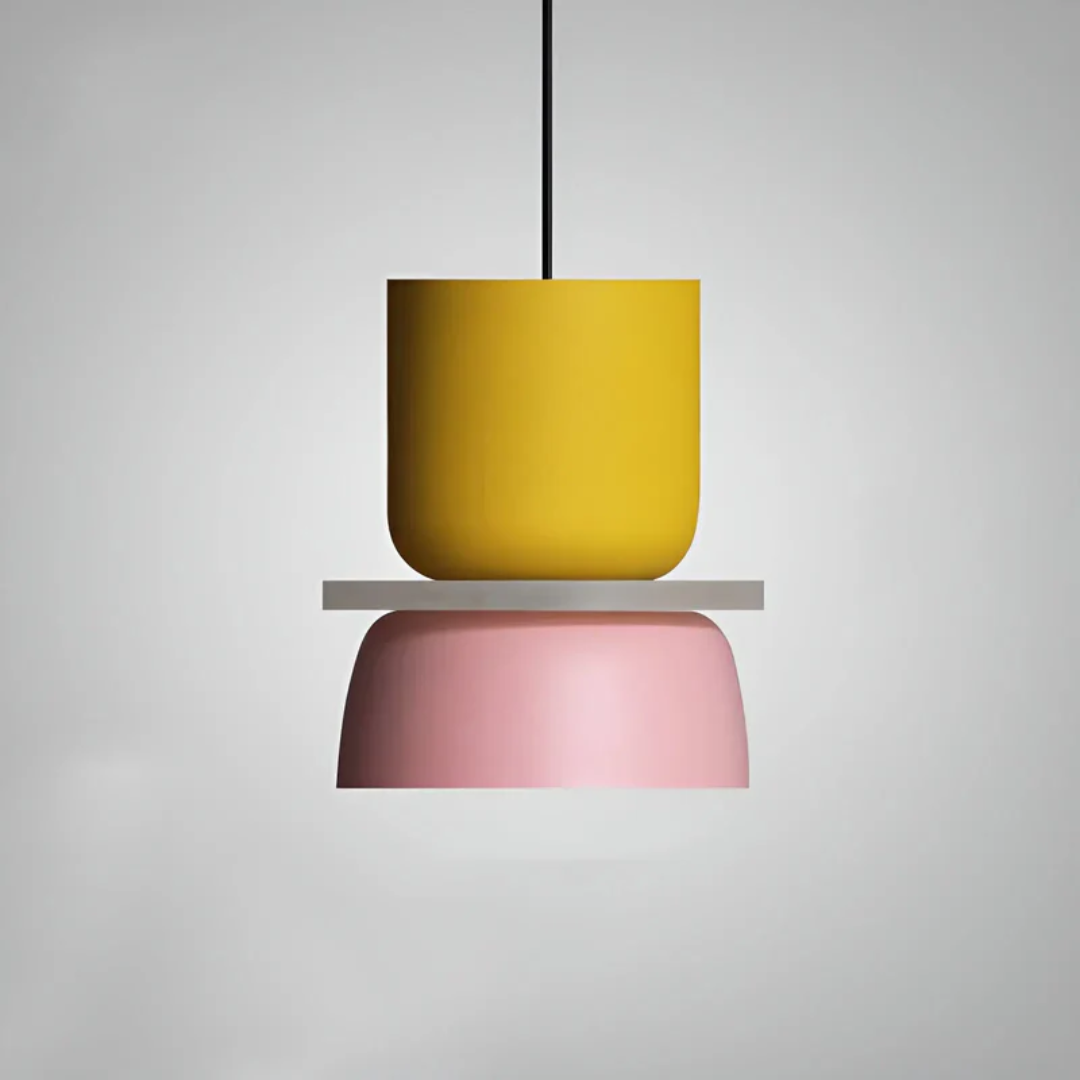 Lisslune | Lámpara Colgante LED Macaron Colorida y Moderna - VividGlow