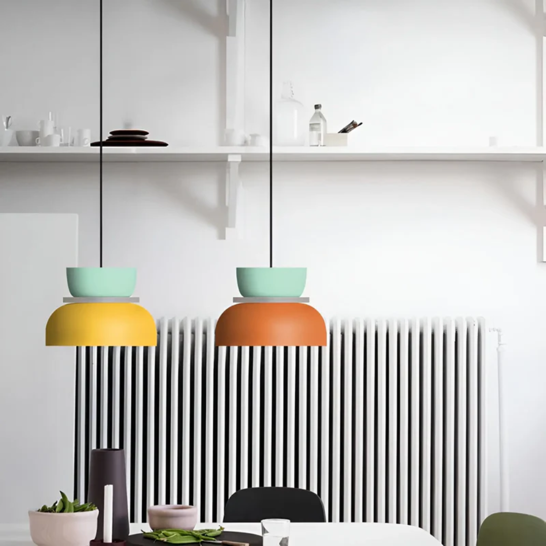 Lisslune | Lámpara Colgante LED Macaron Colorida y Moderna - VividGlow