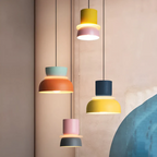 Lisslune | Lámpara Colgante LED Macaron Colorida y Moderna - VividGlow