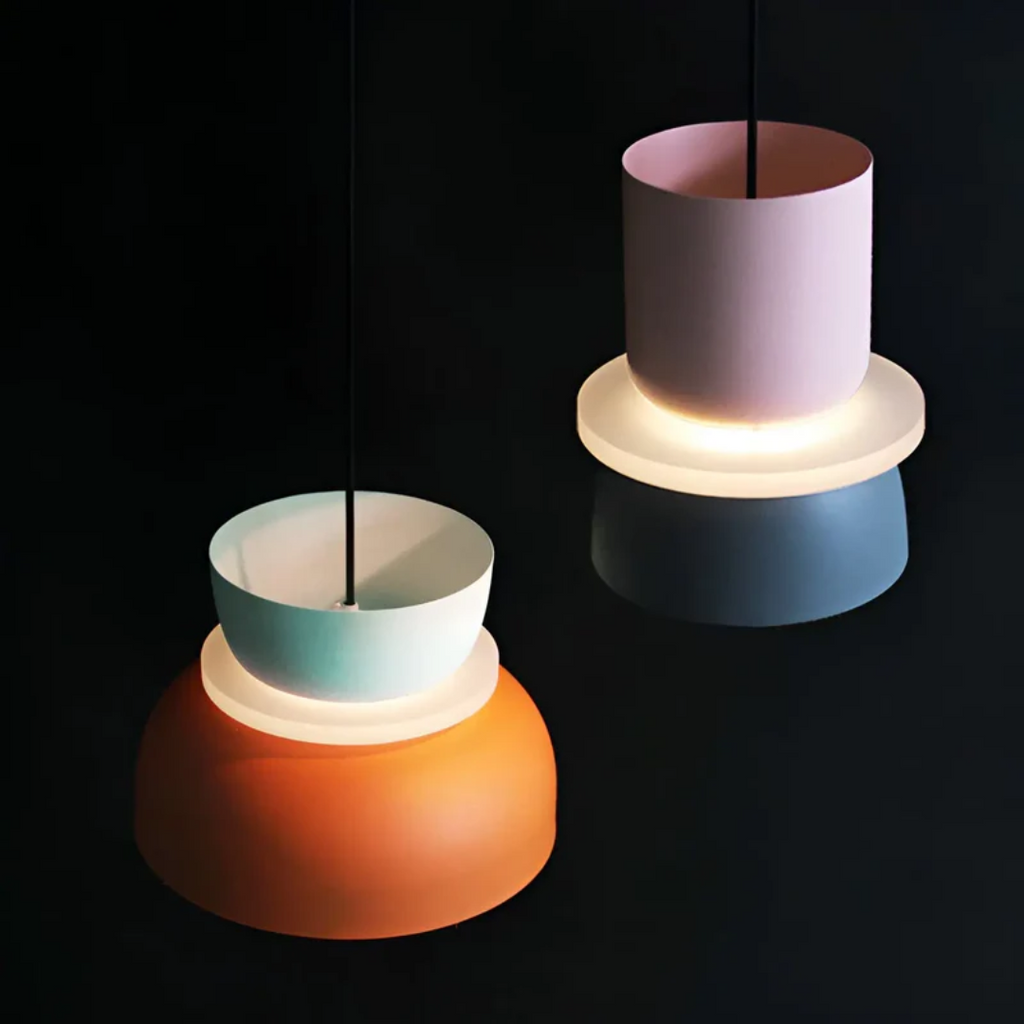Lisslune | Lámpara Colgante LED Macaron Colorida y Moderna - VividGlow