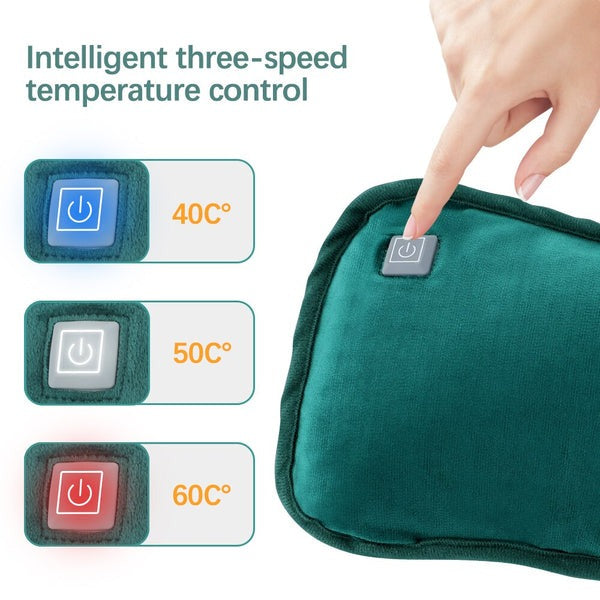 Calentador de Manos Eléctrico Portátil 2 en 1 con Carga USB