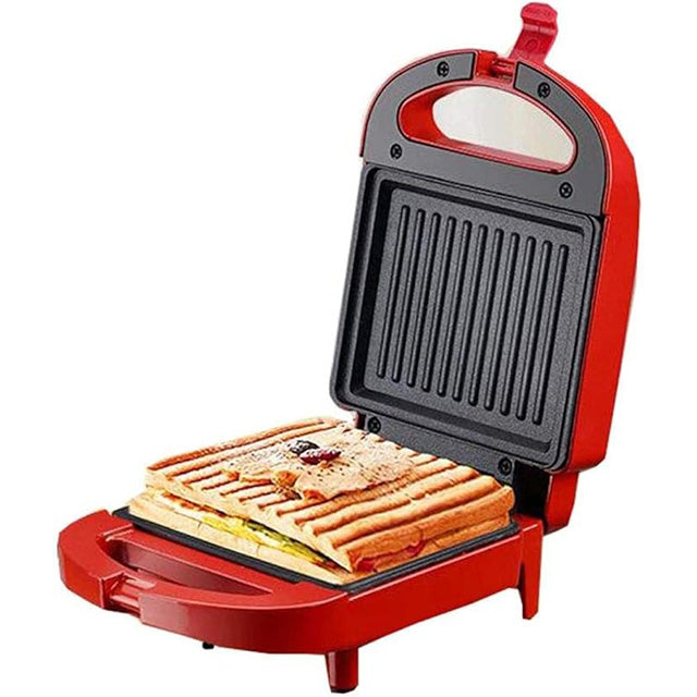 Compacto 2 en 1 Sandwichera y Tostadora Antiadherente