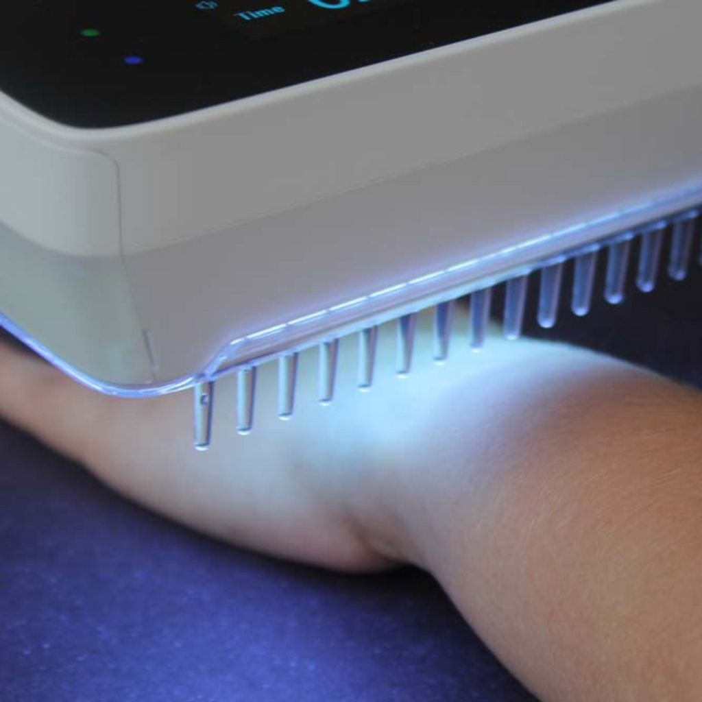 Lámpara de Fototerapia UVB Portátil para Psoriasis y Vitiligo