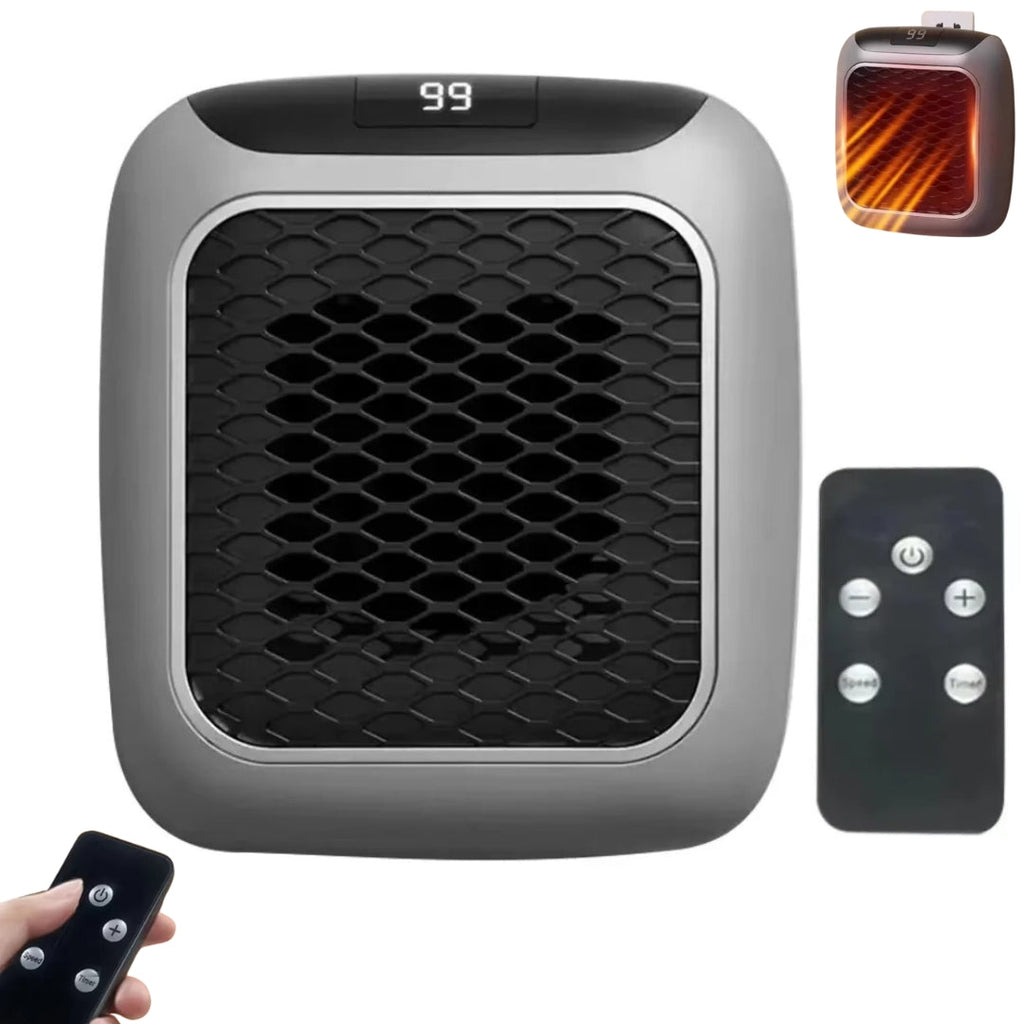 Mini Radiador Eléctrico 600W - Calentador Cerámico Portátil
