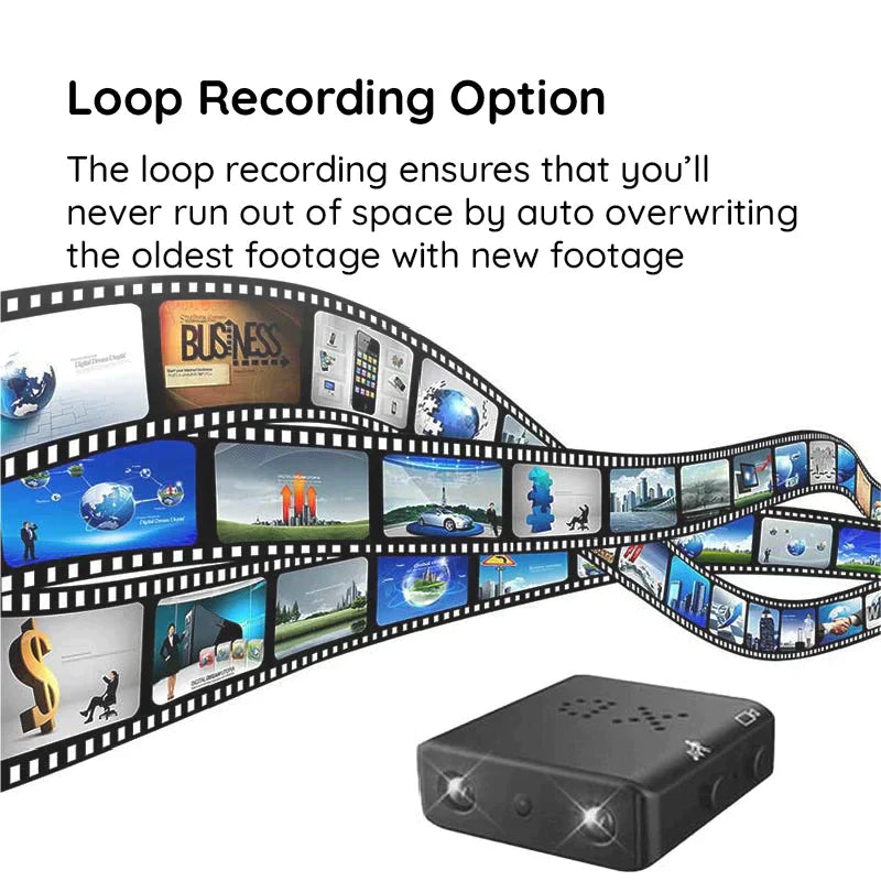 Cámara de Video Micro HD Wifi Compacta con Audio