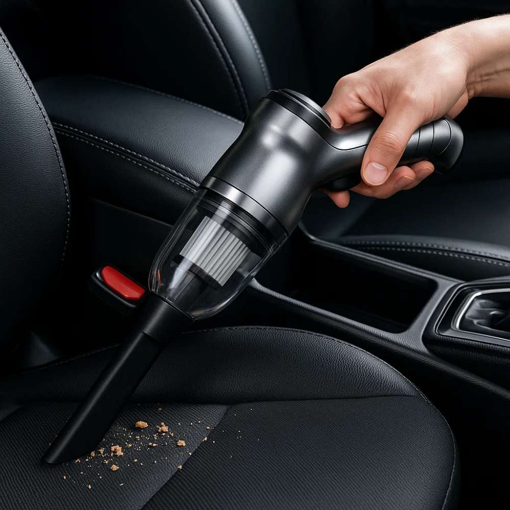 Aspiradora Compacta para Automóvil – Aspiradora Inalámbrica Portátil