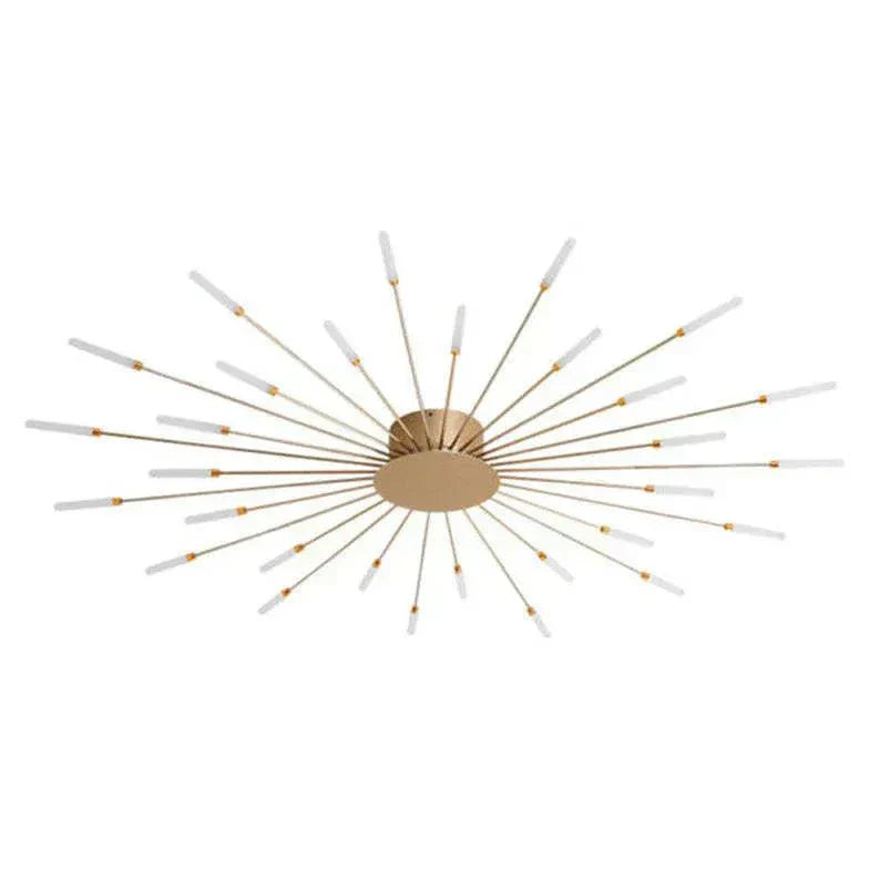Lámpara de Techo LED Contemporánea - Diseño de Fuegos Artificiales en Espiral