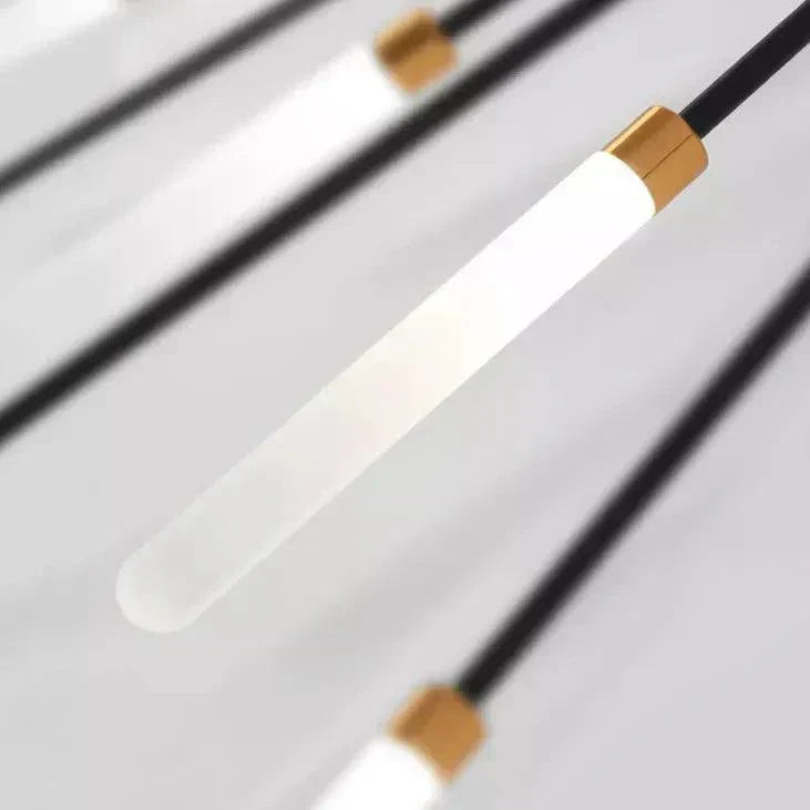 Lámpara de Techo LED Contemporánea - Diseño de Fuegos Artificiales en Espiral