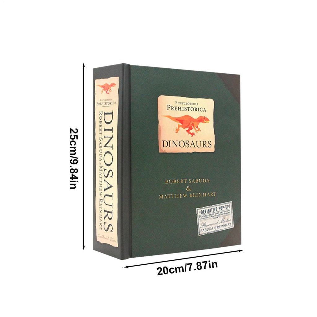 Libro 3D de dinosaurios – viaje interactivo prehistórico para niños y adultos