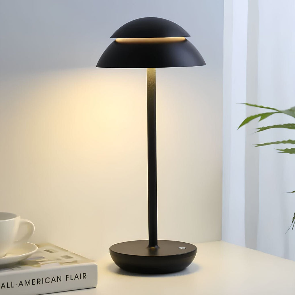 Lámpara de Mesa Moderna Recargable y Sin Cable con Regulación Táctil