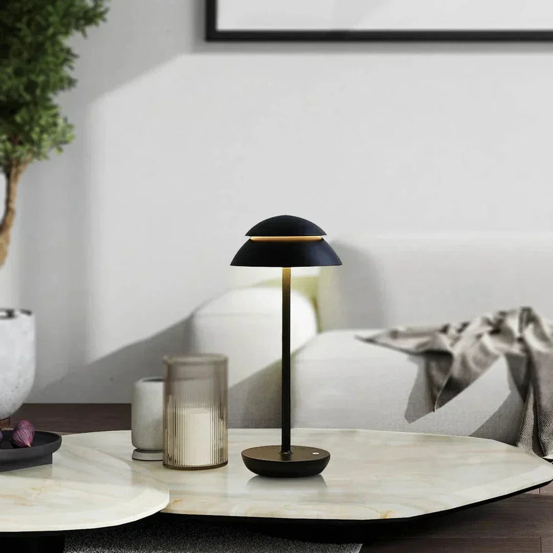 Lámpara de Mesa Moderna Recargable y Sin Cable con Regulación Táctil