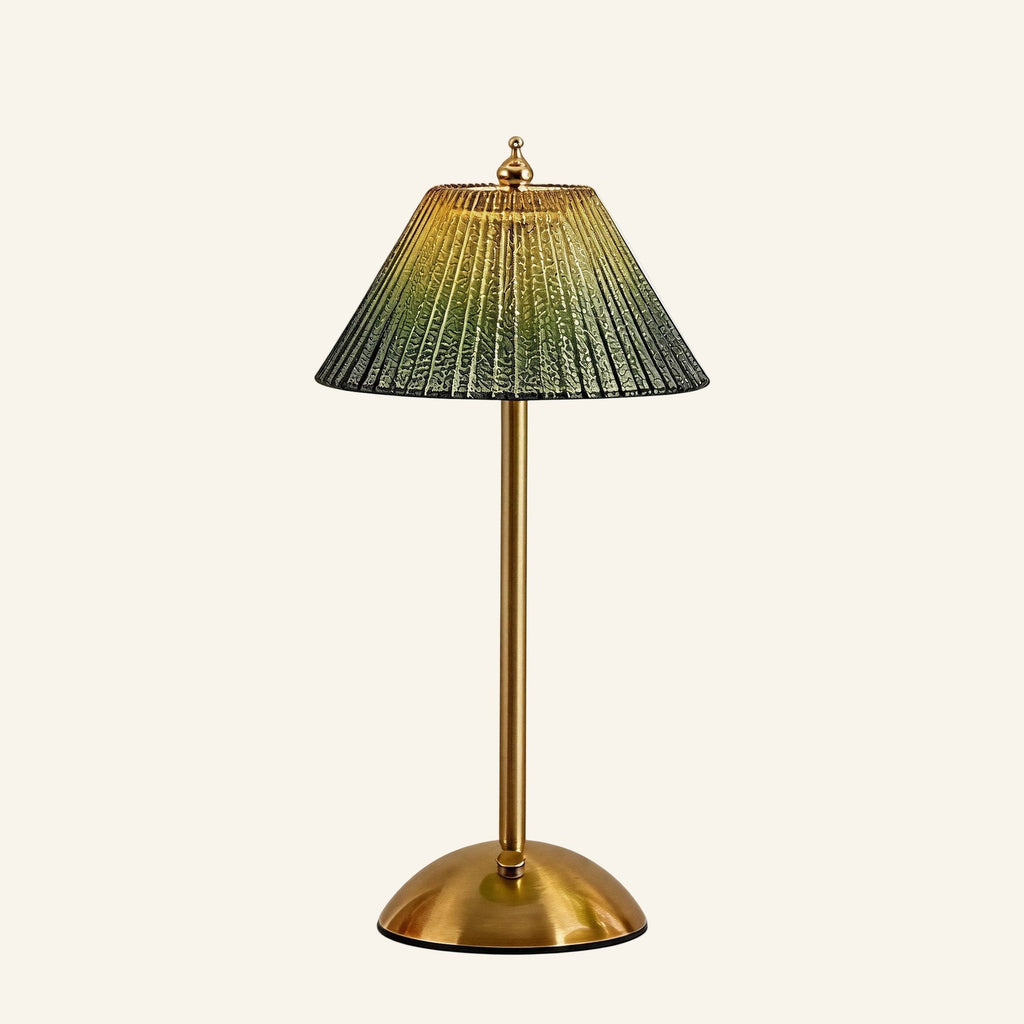 Lámpara de Mesa Inalámbrica de Vidrio con LED