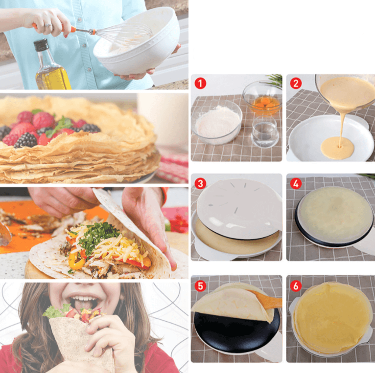 Máquina Eléctrica para Crepes